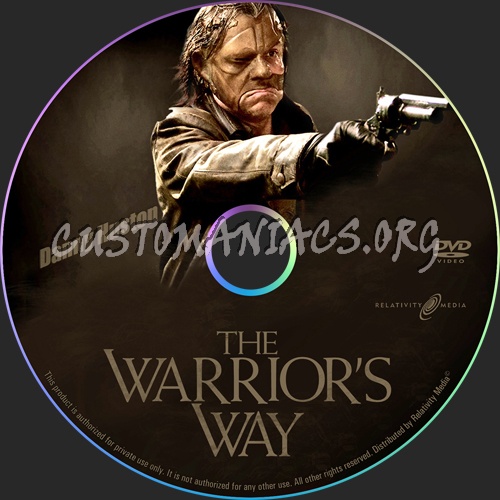 The Warrior's Way dvd label