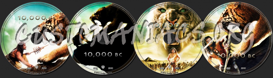 10,000 Bc dvd label