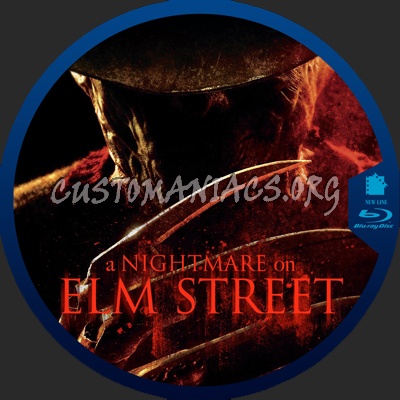 А Nightmare on Elm Street blu-ray label