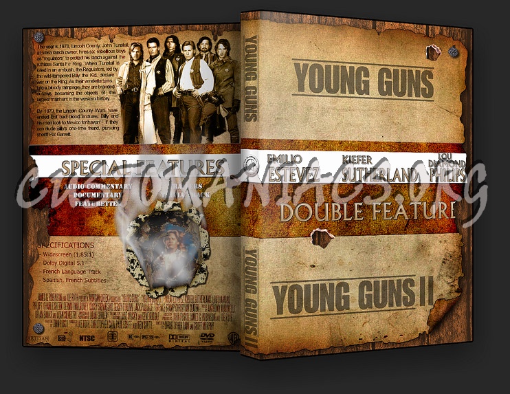 Young Guns Collection dvd cover