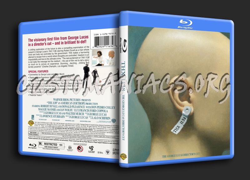 Thx 1138 blu-ray cover