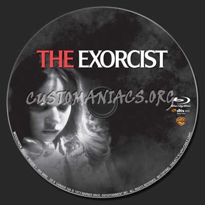 The Exorcist blu-ray label