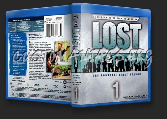 Lost Season 1 blu-ray cover