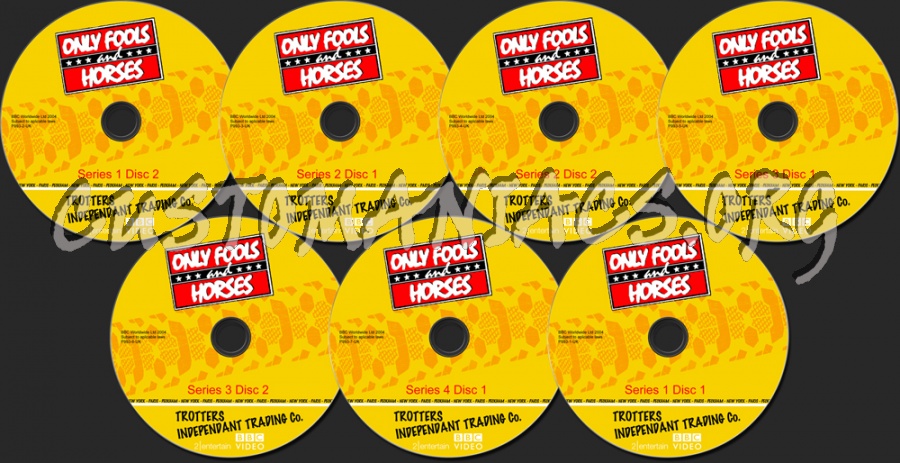 Only Fools and Horses dvd label