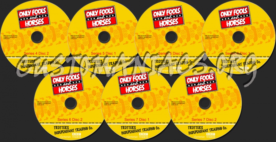 Only Fools and Horses dvd label