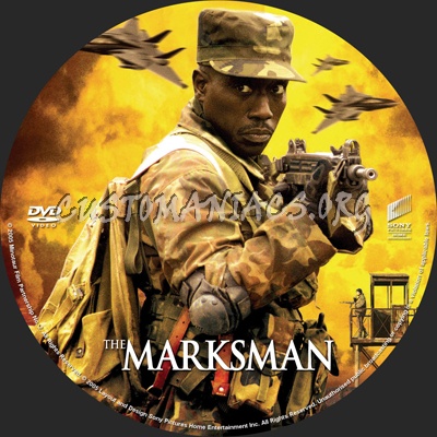The Marksman (2005) dvd label