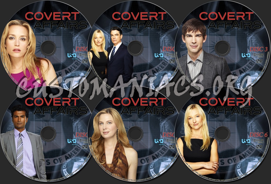 Covert Affairs dvd label
