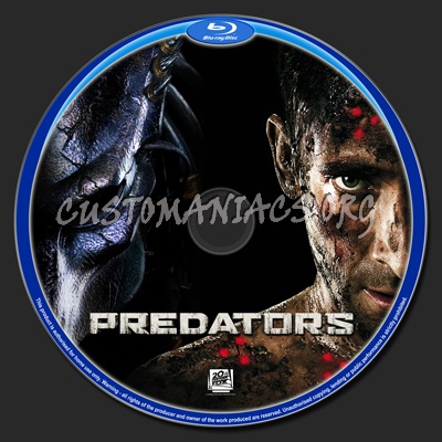 Predators blu-ray label