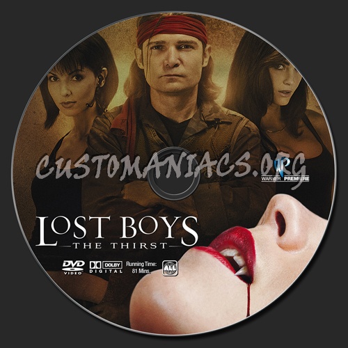 Lost Boys The Thirst dvd label