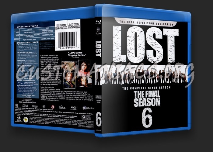 Lost Season 6 blu-ray cover