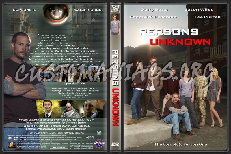 Persons Unknown dvd cover