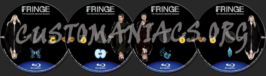 Fringe Season 2 blu-ray label