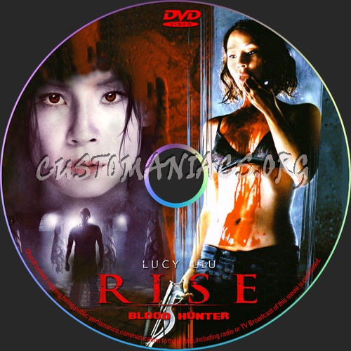 Rise:Blood Hunter dvd label