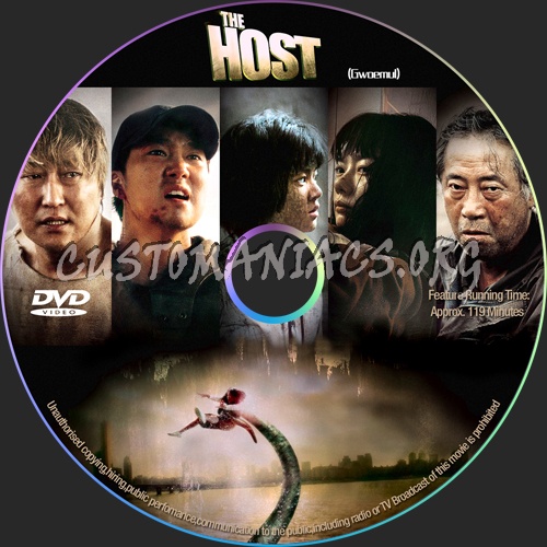 The Host dvd label