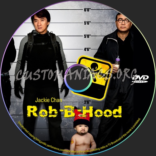 Rob-B-Hood dvd label