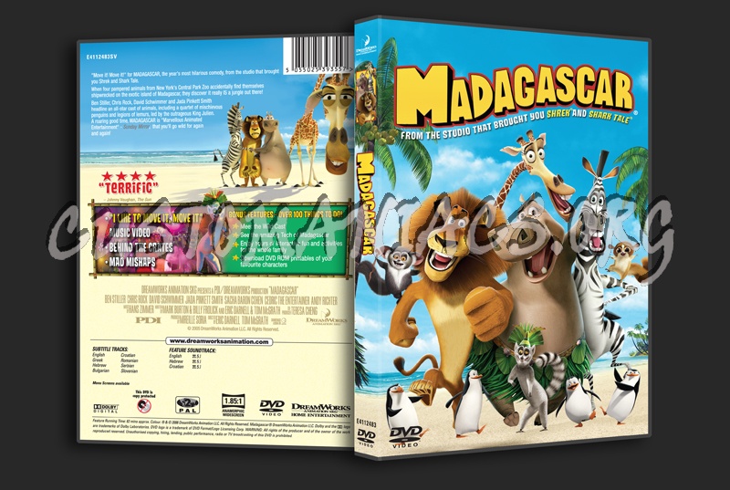 Madagascar dvd cover