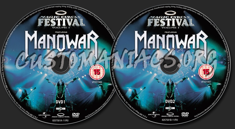 Magic Circle Festival Volume 1 dvd label