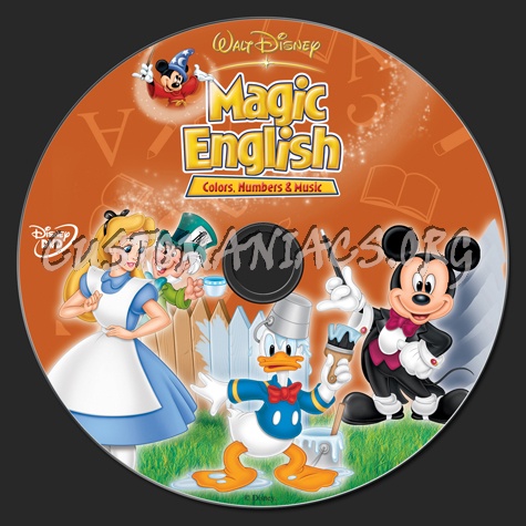 Magic English: Colors, Numbers & Music dvd label
