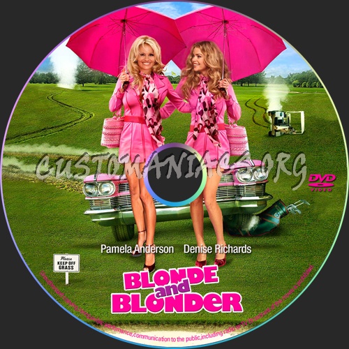 Blonde and Blonder dvd label