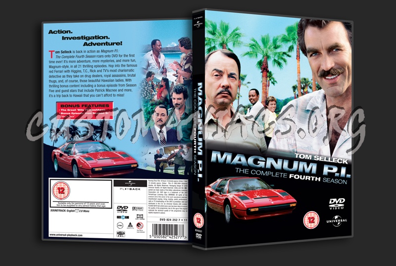 Magnum P.I. Season 4 dvd cover