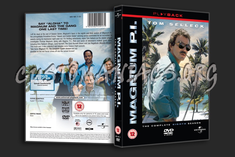 Magnum P.I. Season 8 dvd cover