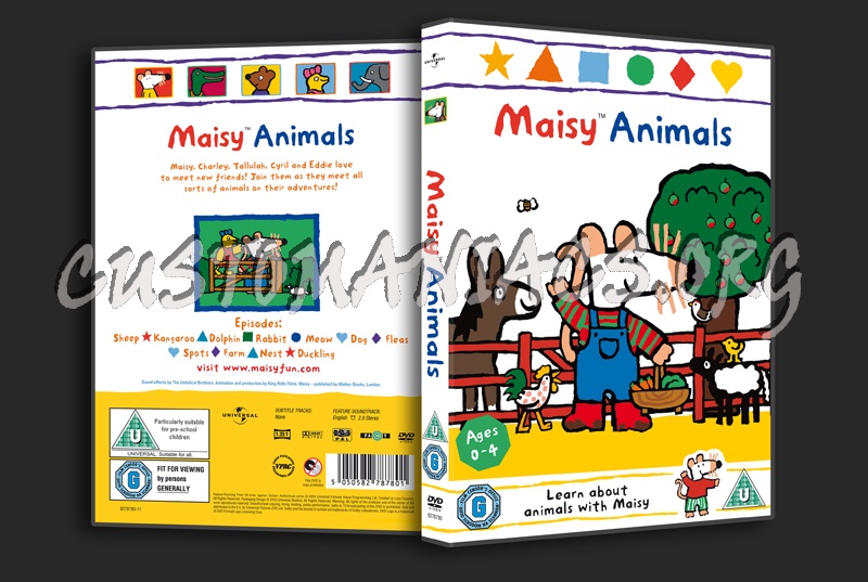 Maisy Animals dvd cover