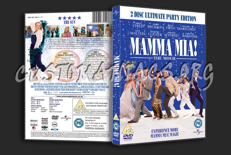 Mamma Mia! The Movie dvd cover