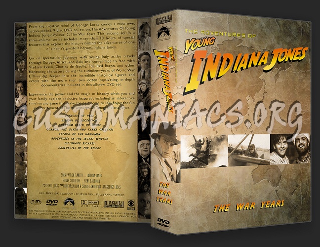 Young Indiana Jones Complete Collection dvd cover