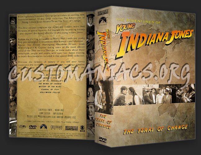 Young Indiana Jones Complete Collection dvd cover