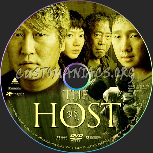 The Host dvd label