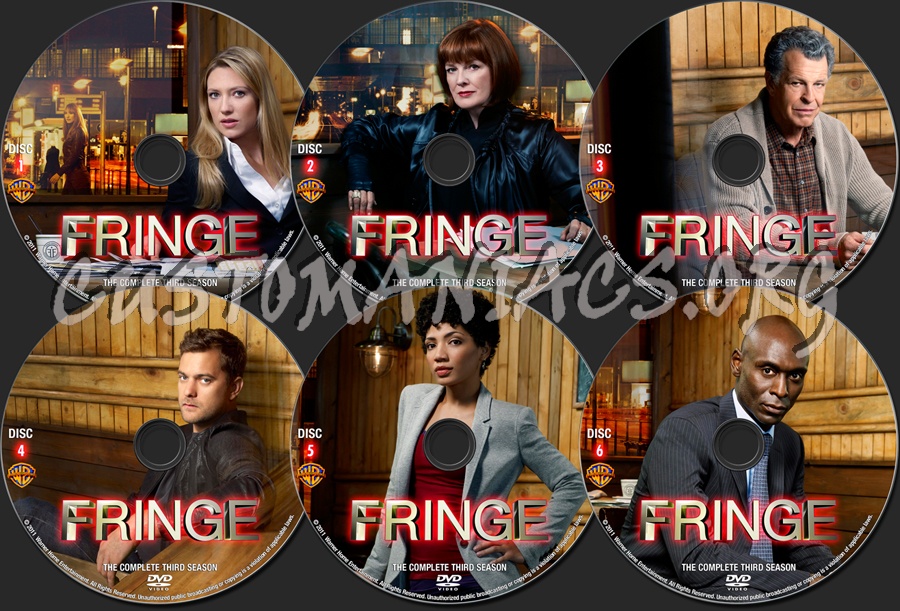 Fringe : The Complete Third Season dvd label