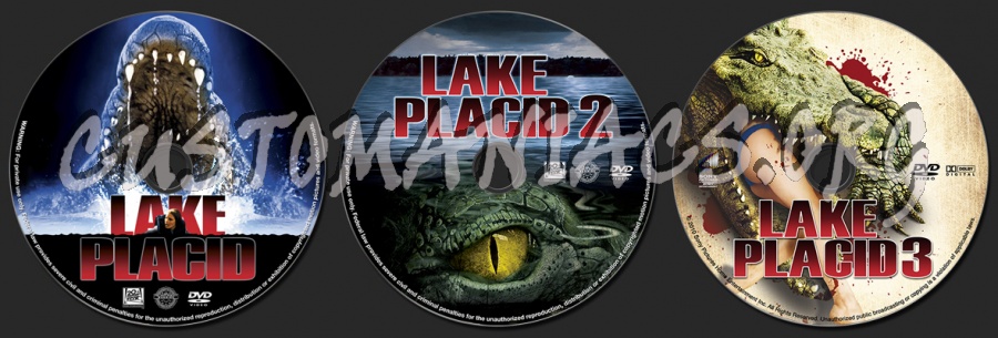 Lake Placid 1-3 dvd label