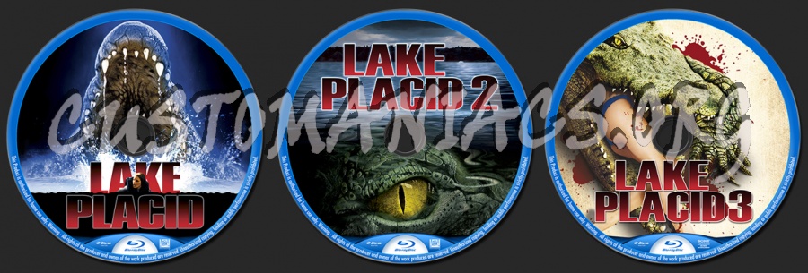 Lake Placid 1-3 blu-ray label