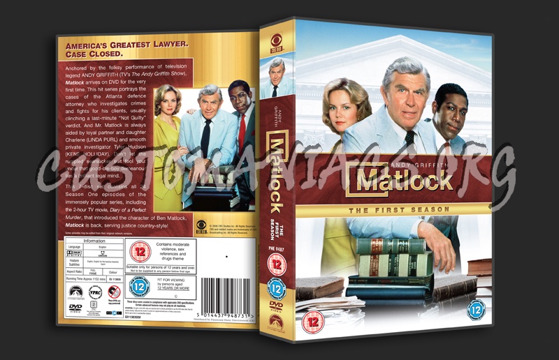 Matlock Season 1 dvd cover