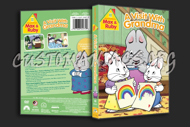 Max & Ruby: A Visit With Grandma dvd cover