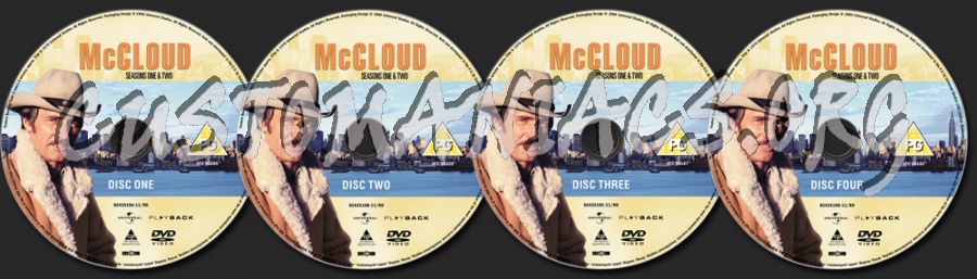 McCloud Season 1&2 dvd label