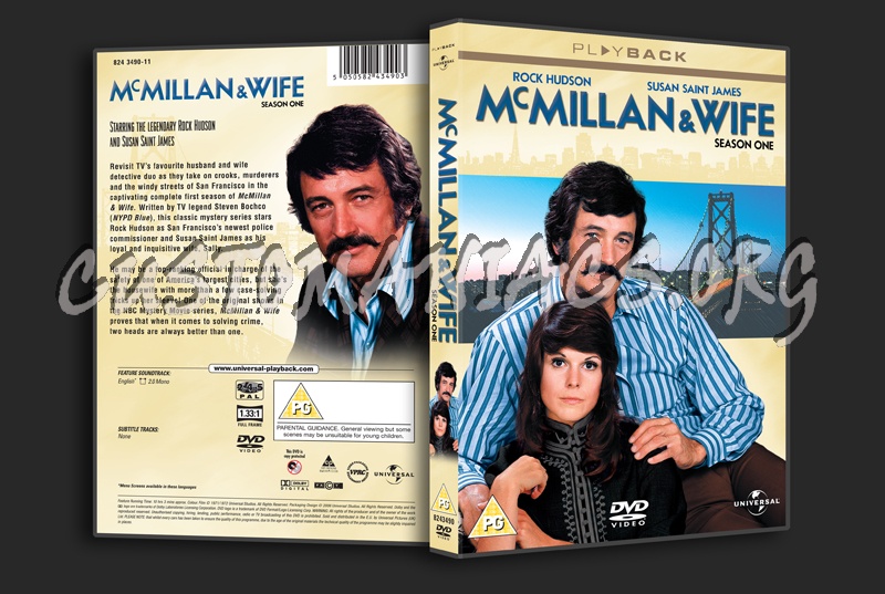 McMillan & Wife Season 1 dvd cover