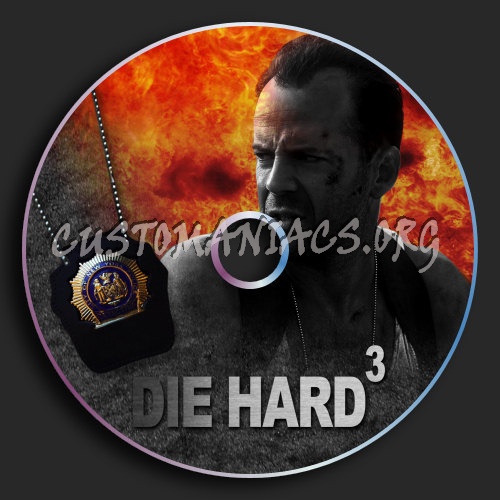 Die Hard 3 dvd label