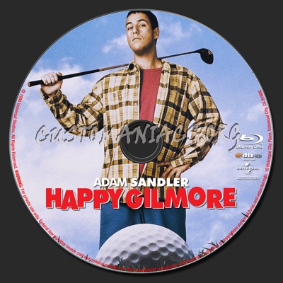 Happy Gilmore blu-ray label