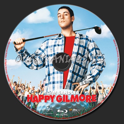 Happy Gilmore blu-ray label