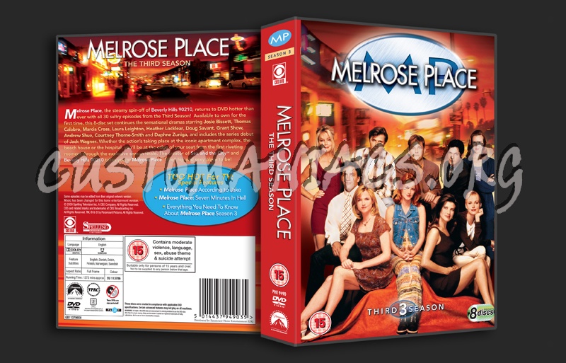 Melrose Place Season 3 dvd cover