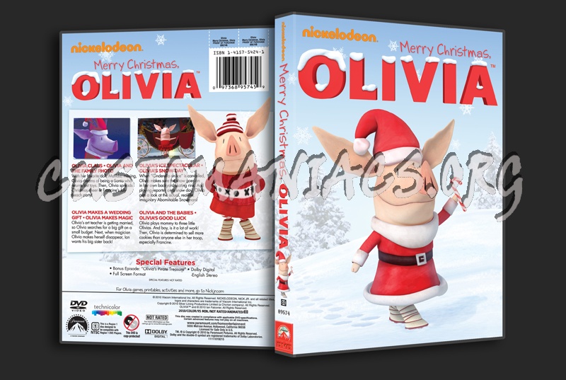 Merry Christmas, Olivia dvd cover