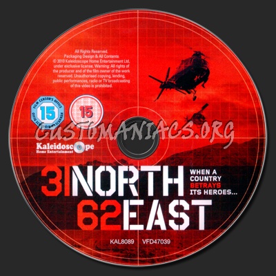 31 North 62 East dvd label