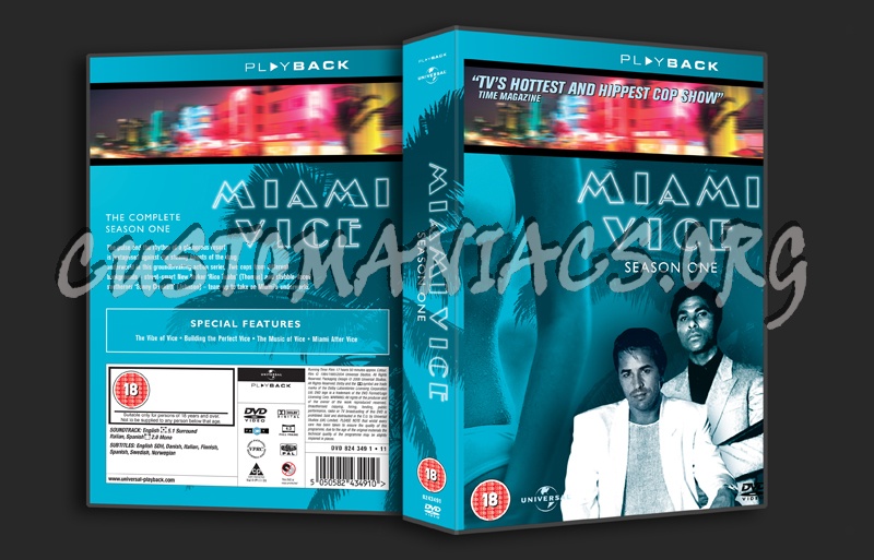 Miami Vice Season 1 dvd cover