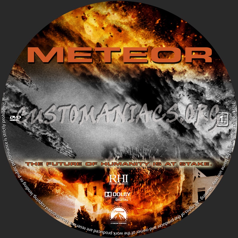 Meteor dvd label