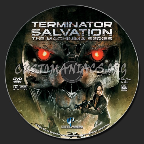 Terminator Salvation: The Machinima Series dvd label