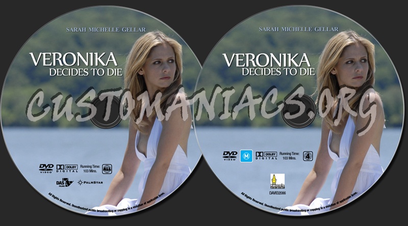 Veronika Decides To Die dvd label