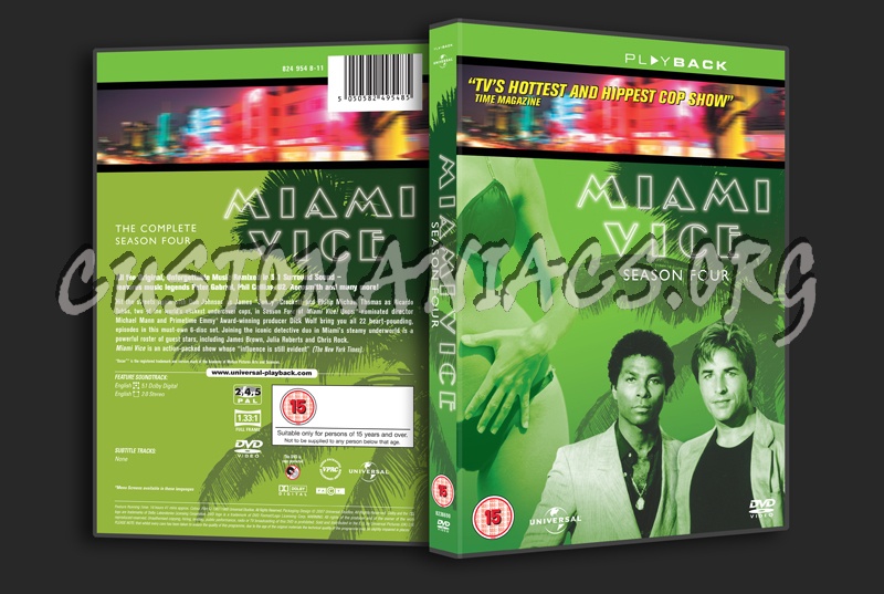 Miami Vice Season 4 dvd cover