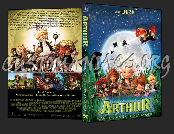 Arthur And The Revenge Of Maltazard dvd cover