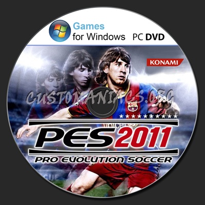 Pro Evolution Soccer 2011 PC dvd label